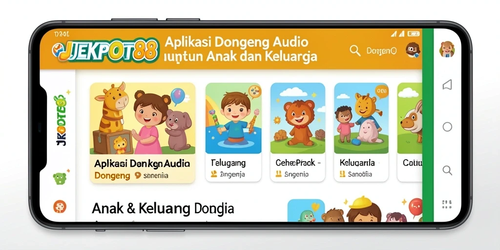 Antarmuka user-friendly JEKPOT88 untuk Dongeng Audio yang menarik.