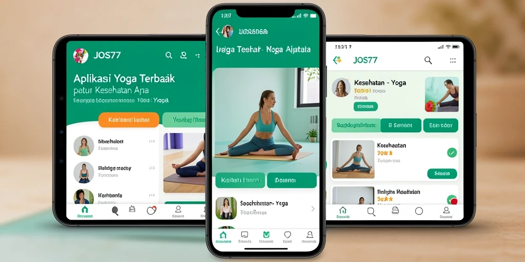 Antarmuka JOS77 yang mudah digunakan dan menampilkan sesi Yoga