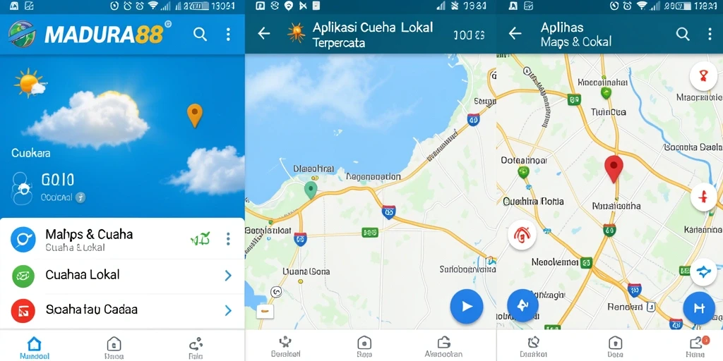 Tampilan antarmuka MADURA88 yang sederhana dan informatif.