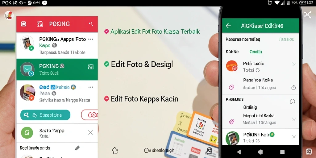 Tampilan antarmuka PGKING untuk Edit Foto Kertas Kaca yang memukau.