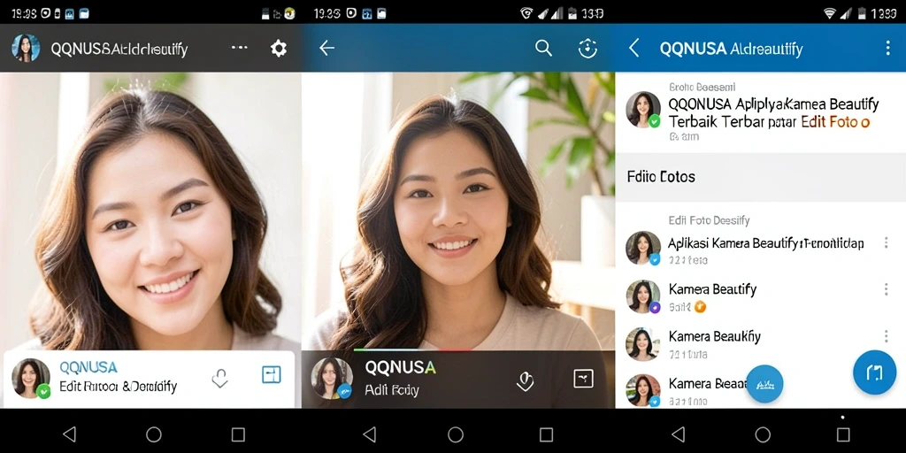 Tampilan antarmuka QQNUSA yang intuitif untuk edit foto.