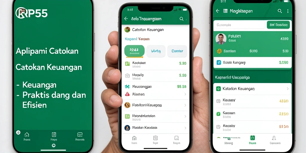 Antarmuka modern dan ramah pengguna dari RP55.
